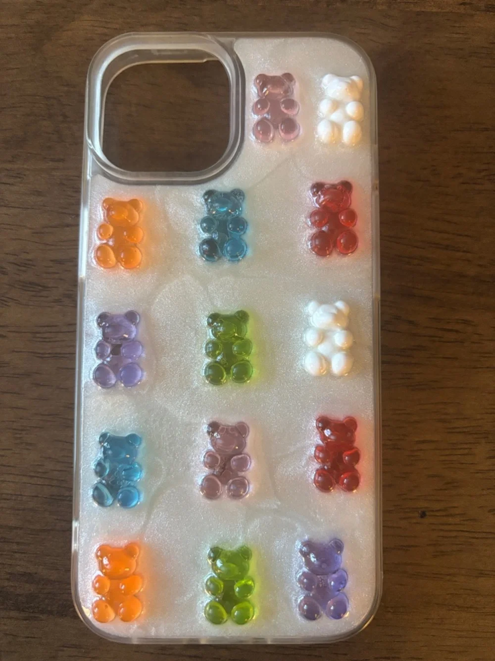 iPhone 15- 2 decorative phone cases and 1 tempered glass screen protector